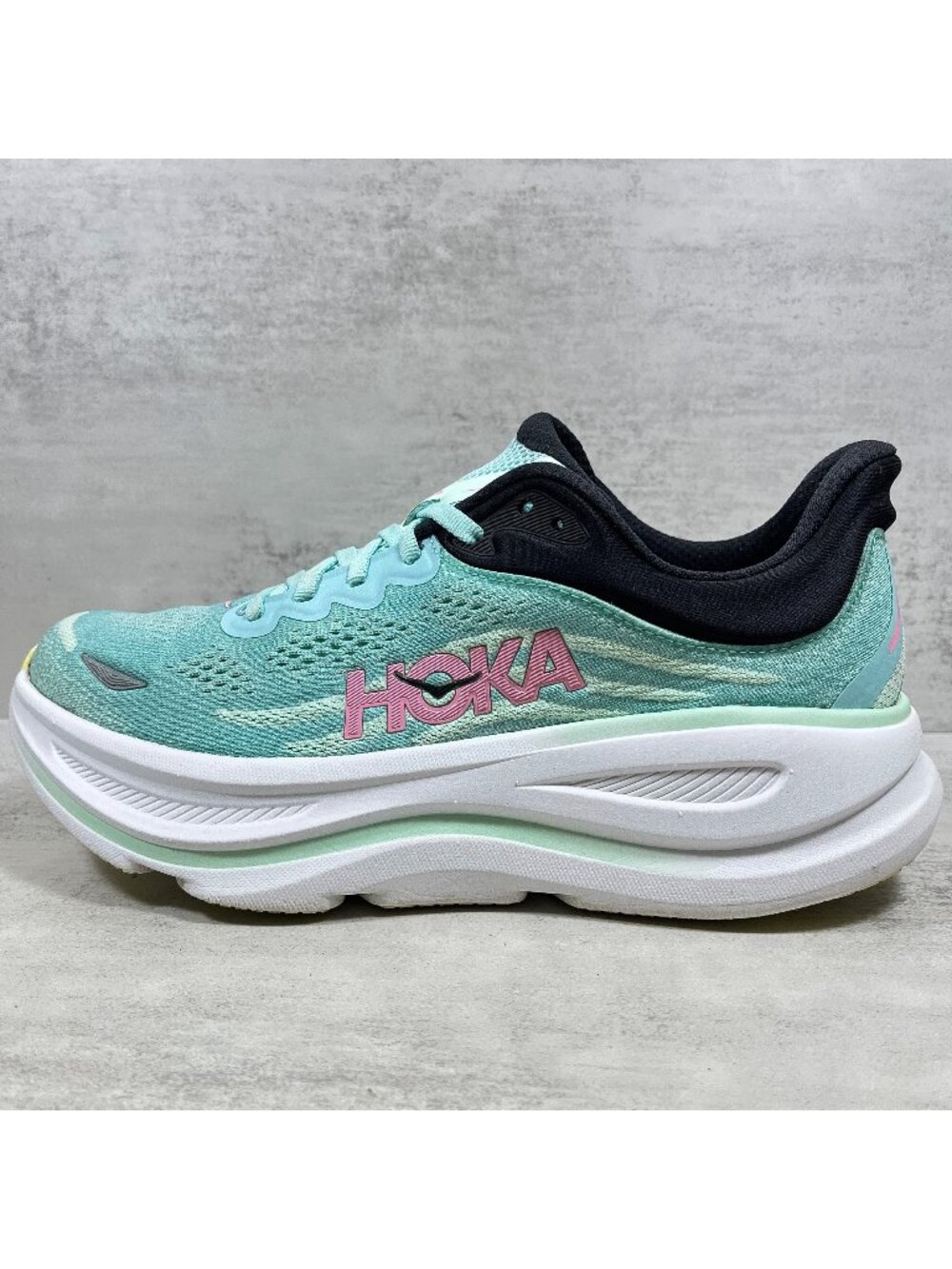 Hoka Bondi 9 Running Shoes - Women's Size 9.5 - Green